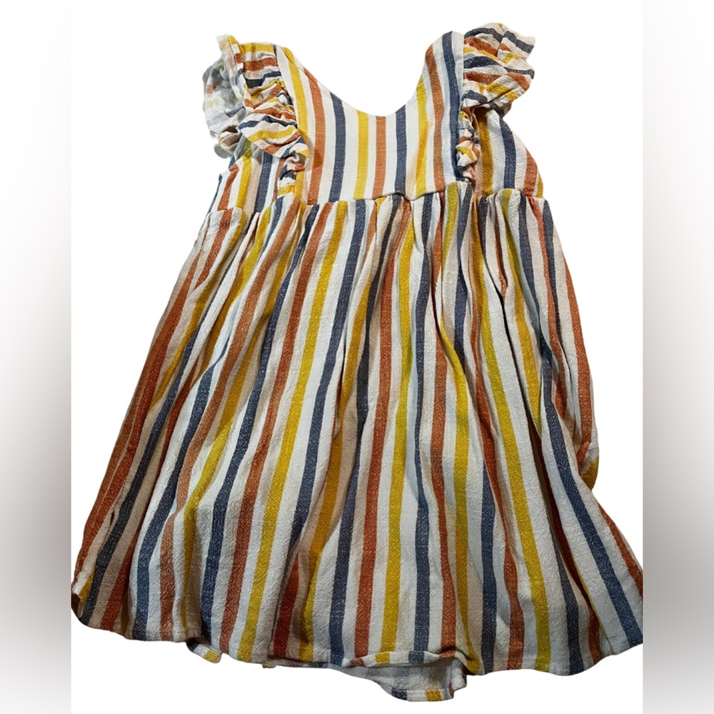 GIRLS STRIPED LIGHT SPRING DRESS